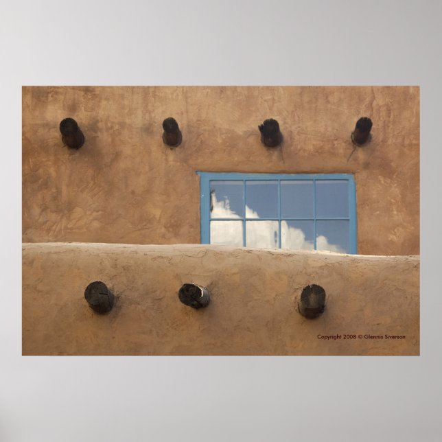 Póster Poster de ventanas de Adobe (Frente)
