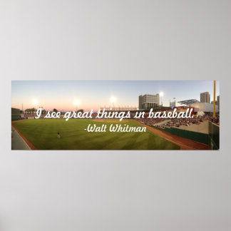 Póster poster De "Veo Grandes Cosas En El Béisbol"