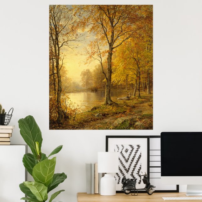 Póster Poster de verano de 1875 en India (Oficina en casa)