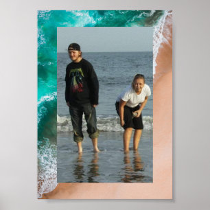Póster Poster de verano en la playa