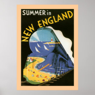 Póster Poster De Verano En Nueva Inglaterra