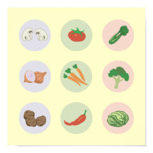Poster de verduras
