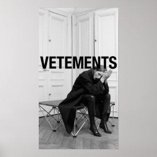 Póster Poster de Vetements