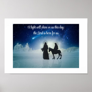 Póster Poster de viaje de Mary y Joseph (Matte)