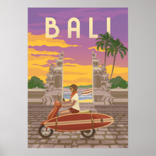 Póster Poster de Viajes de Bali