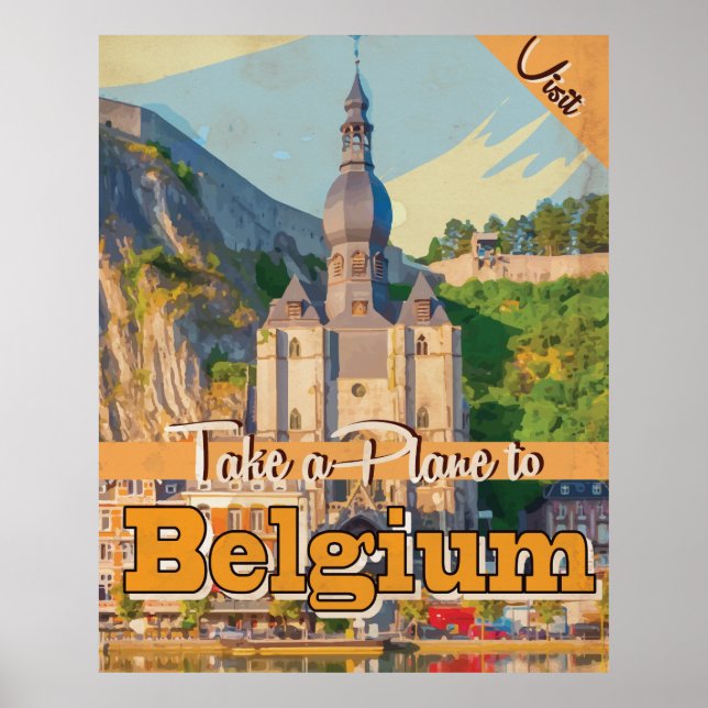 Póster Poster de Viajes de Belga. (Frente)