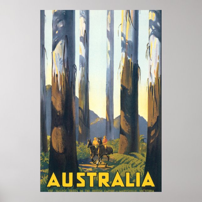 Póster Poster de viajes de cosecha australiana (Frente)