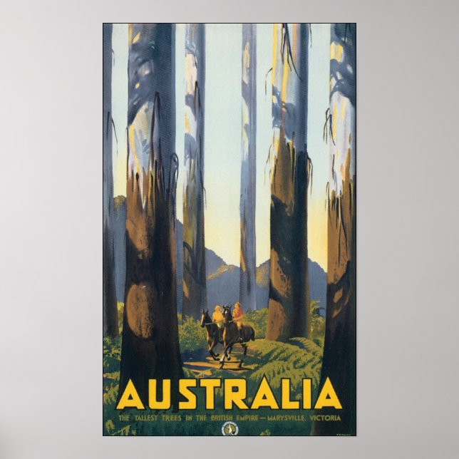 Póster Poster de viajes de cosecha australiana (Frente)