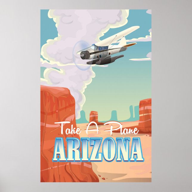 Póster Poster de viajes de cosecha de Arizona (Frente)