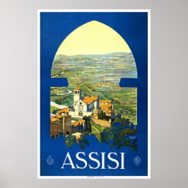 Póster poster de Viajes de época "Assisi"