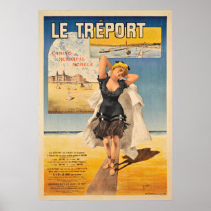 Póster Poster de viajes de estilo Art Nouveau de Le Trepo