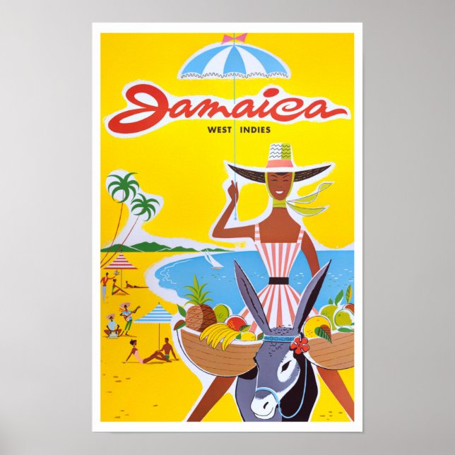 Póster Poster de viajes de Jamaica (Frente)