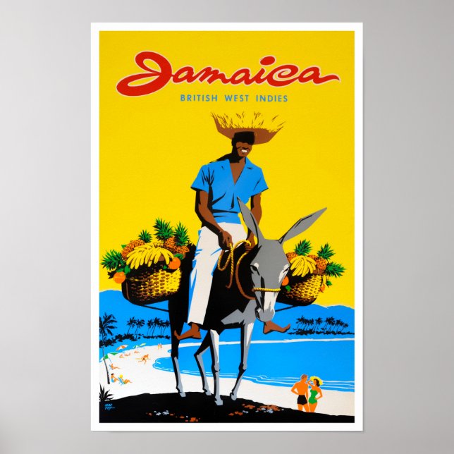 Póster Poster de viajes de Jamaica (Frente)