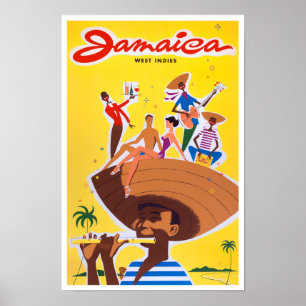 Póster Poster de viajes de Jamaica