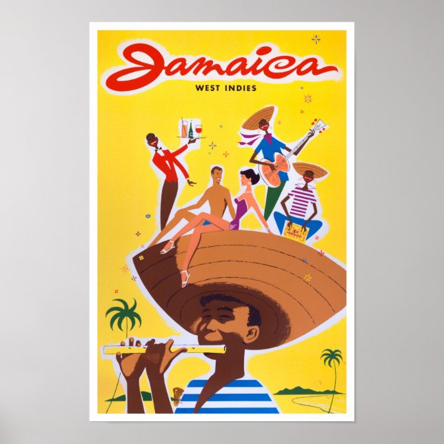 Póster Poster de viajes de Jamaica (Frente)