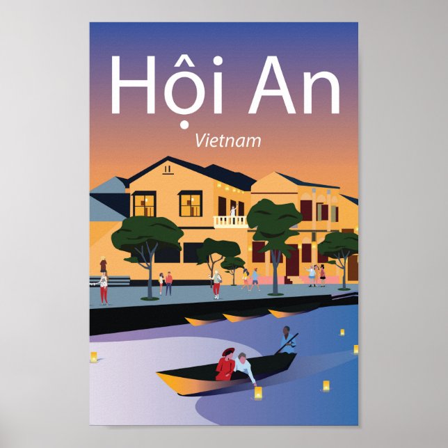 Póster Poster de viajes de la época de Vietnam (Frente)