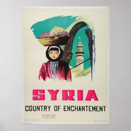 Póster Poster de viajes de la época siria | Turismo sirio