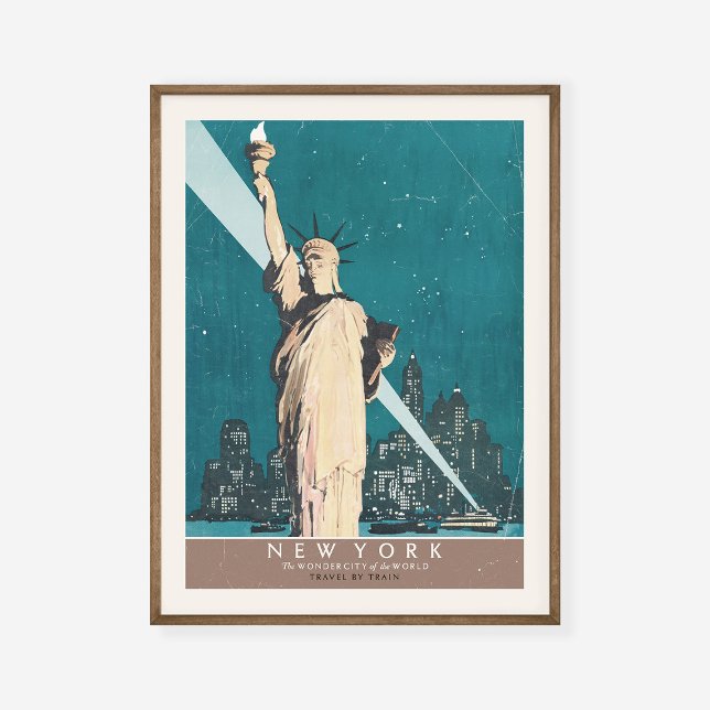 Póster Poster de Viajes de la Estatua de la Libertad de N (Subido por el creador)