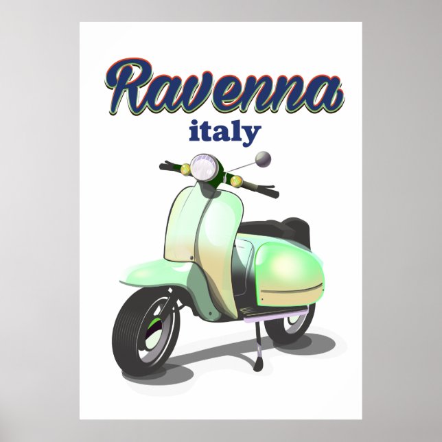 Póster Poster de Viajes de Ravenna Italia (Frente)