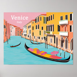 Póster Poster de Viajes de Venecia