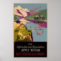 Poster de Viajes de Vintage China