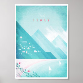 Póster Poster de Viajes de Vintage de Italia