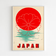 Poster de Viajes de Vintage de Japón