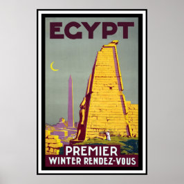 Póster Poster de Viajes de Vintage - Egipto
