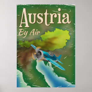 Póster Poster de viajes en Austria