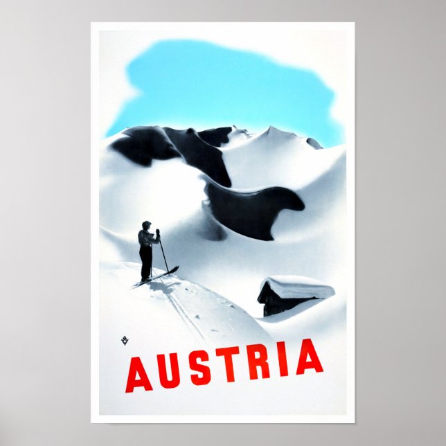 Póster Poster de viajes en Austria (Frente)