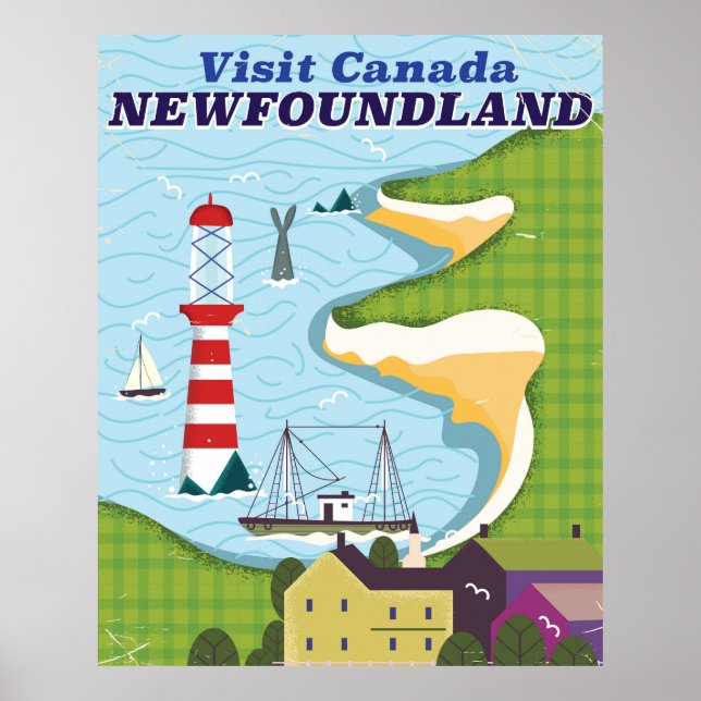Póster Poster de viajes en Canadá (Frente)