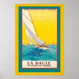 Póster Poster de Viajes Icónicos Vintage La Baule