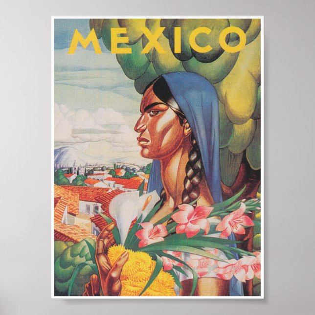 Póster Poster de Viajes por Viaje de México (Frente)