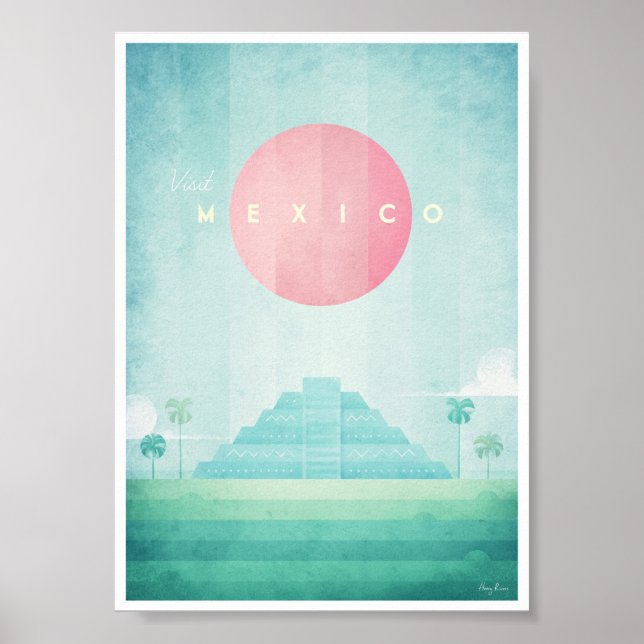 Póster Poster de Viajes por Viaje de México (Frente)