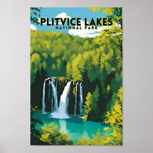 Póster Poster de Viajes Vintage del Parque Nacional de lo