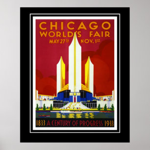 Póster Poster de Viajes Vintage Magnífica Feria Mundial d