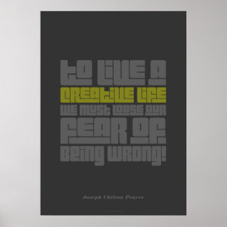 Póster Poster de vida creativa