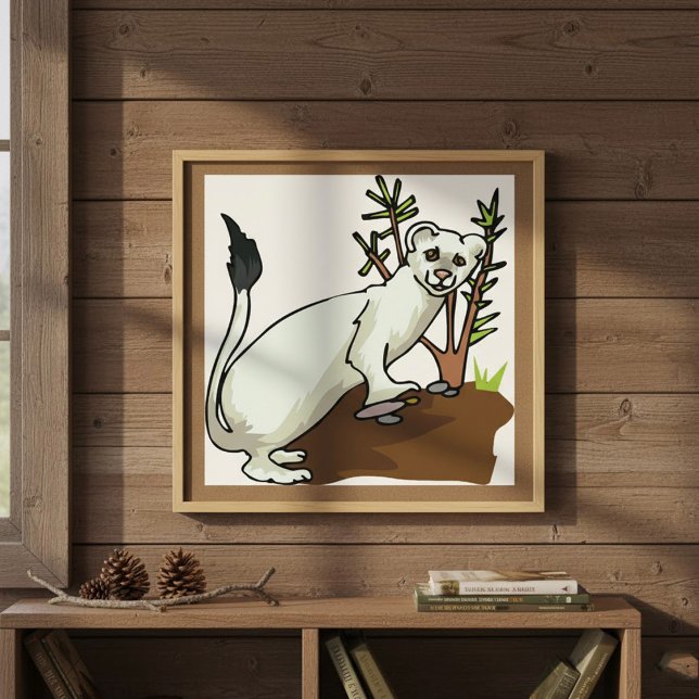 Póster Poster de Vida Silvestre de Weasel Blanca (Subido por el creador)