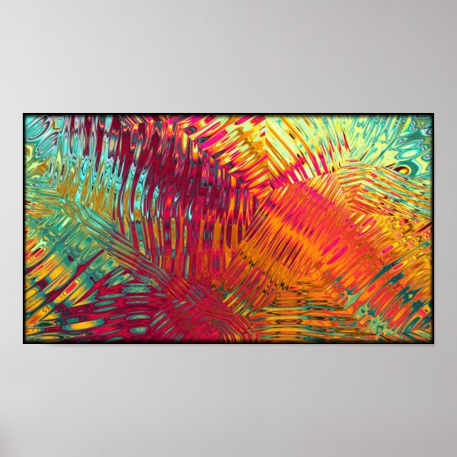 Póster poster de vidrio art deco de 14,95 (Frente)
