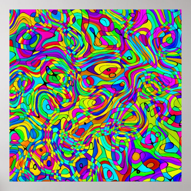 Póster poster de vidrio manchado 2010 (Frente)