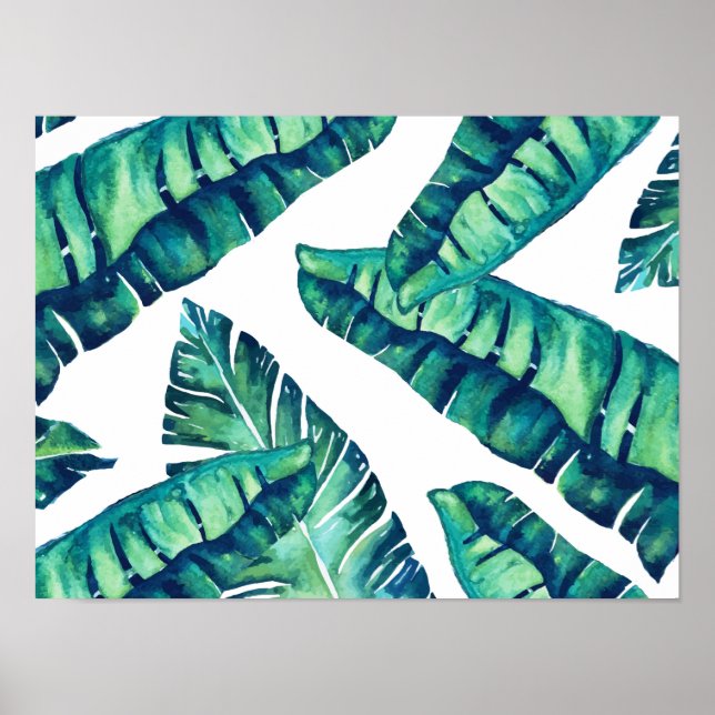 Póster Poster de vidrio tropical 16x12 (Frente)