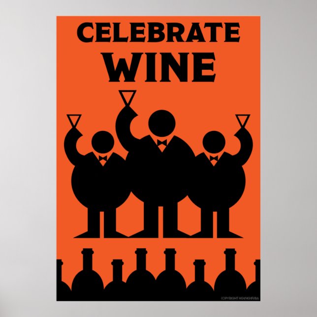 Póster Poster de vino espumoso de Prosecco de Italia (Frente)