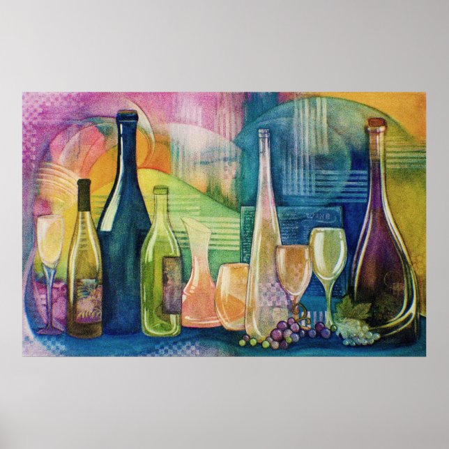 Póster Poster de vinos de California (Frente)