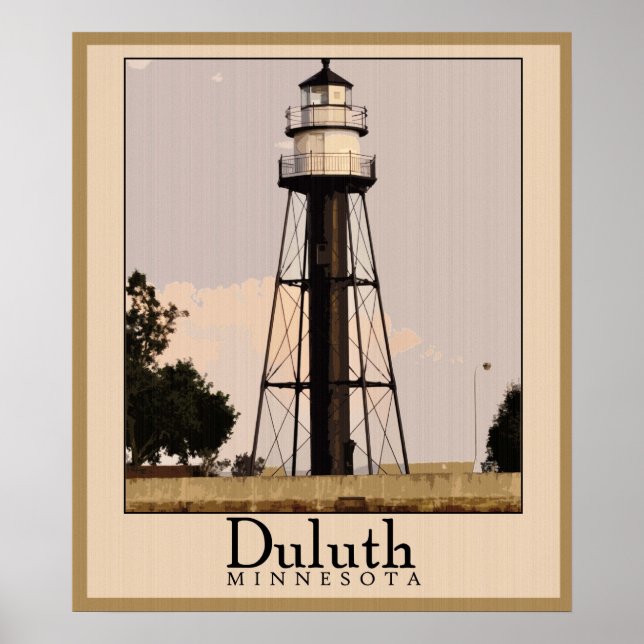 Póster Poster de Vintage Duluth Minnesota (Frente)