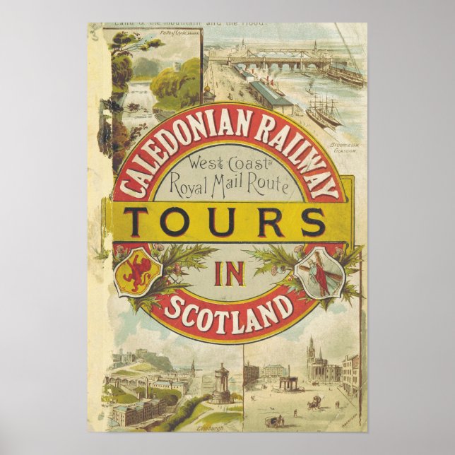 Póster Poster de Vintage Railroad (Frente)