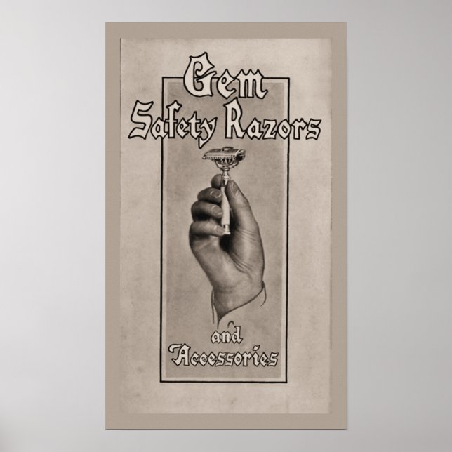 Póster Poster de Vintage Shave (Frente)