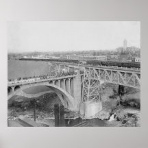 Poster de Vintage Spokane Railroad
