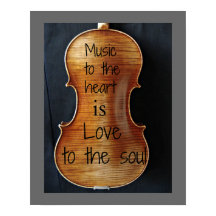Poster de violín