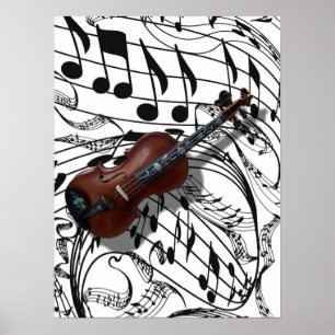 Póster Poster DE VIOLÍN