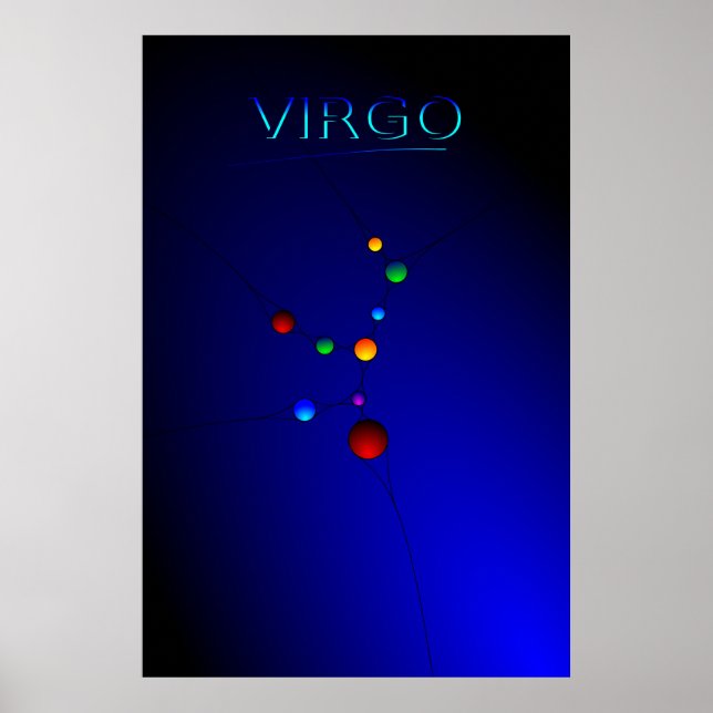 Póster Poster de Virgo Constellation (Frente)